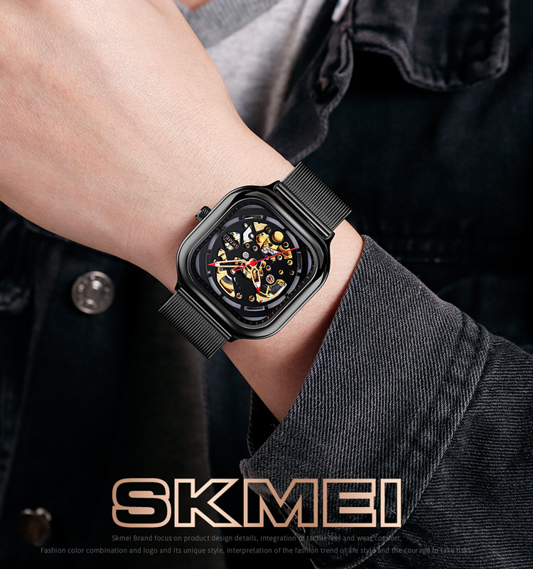 Skmei skull deals watch