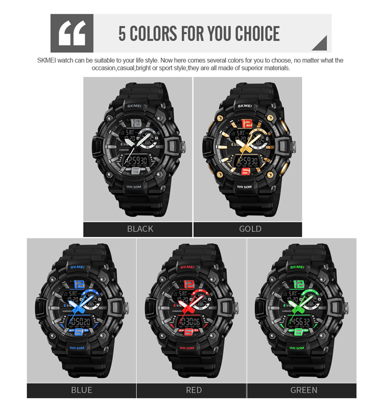 Dual time Watch 1529 SKMEI Watch